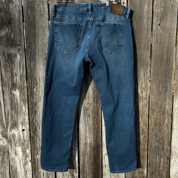34 Heritage Mid-Rise Straight Leg Light Wash Blue Jeans “Courage” 36 x 30 - Picture 3 of 9